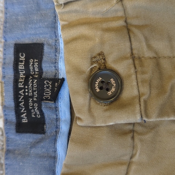 Banana Republic Fulton Skinny Chino  30 x 32 - Picture 4 of 6